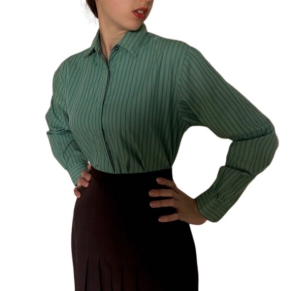 Vintage Pinstripe Button Down - Picture 3 of 3